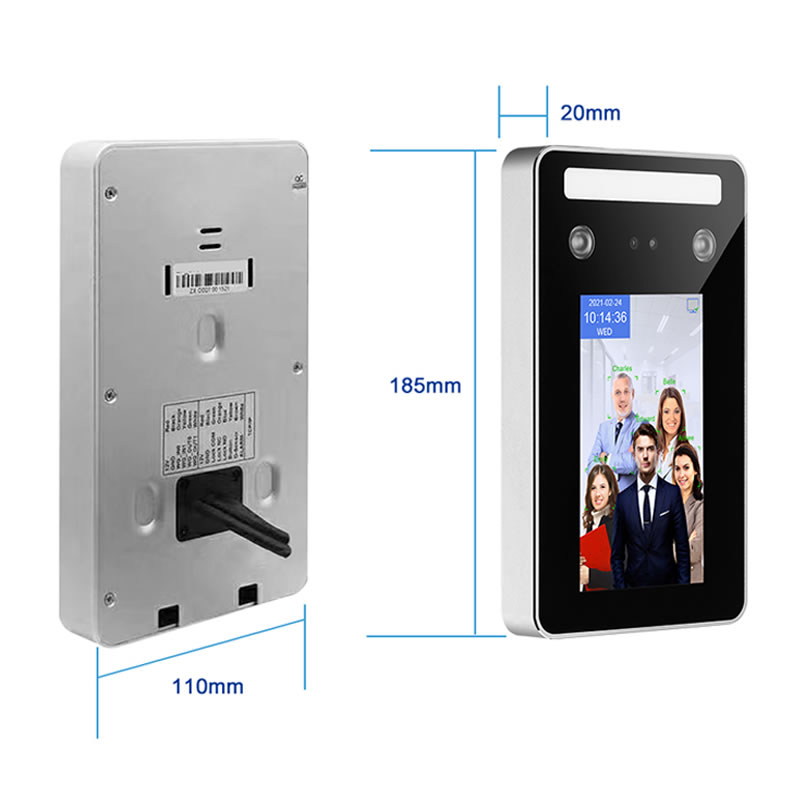 Access Control AI01 IP65 Waterproof Dynamic Facial Recognition System Terminal